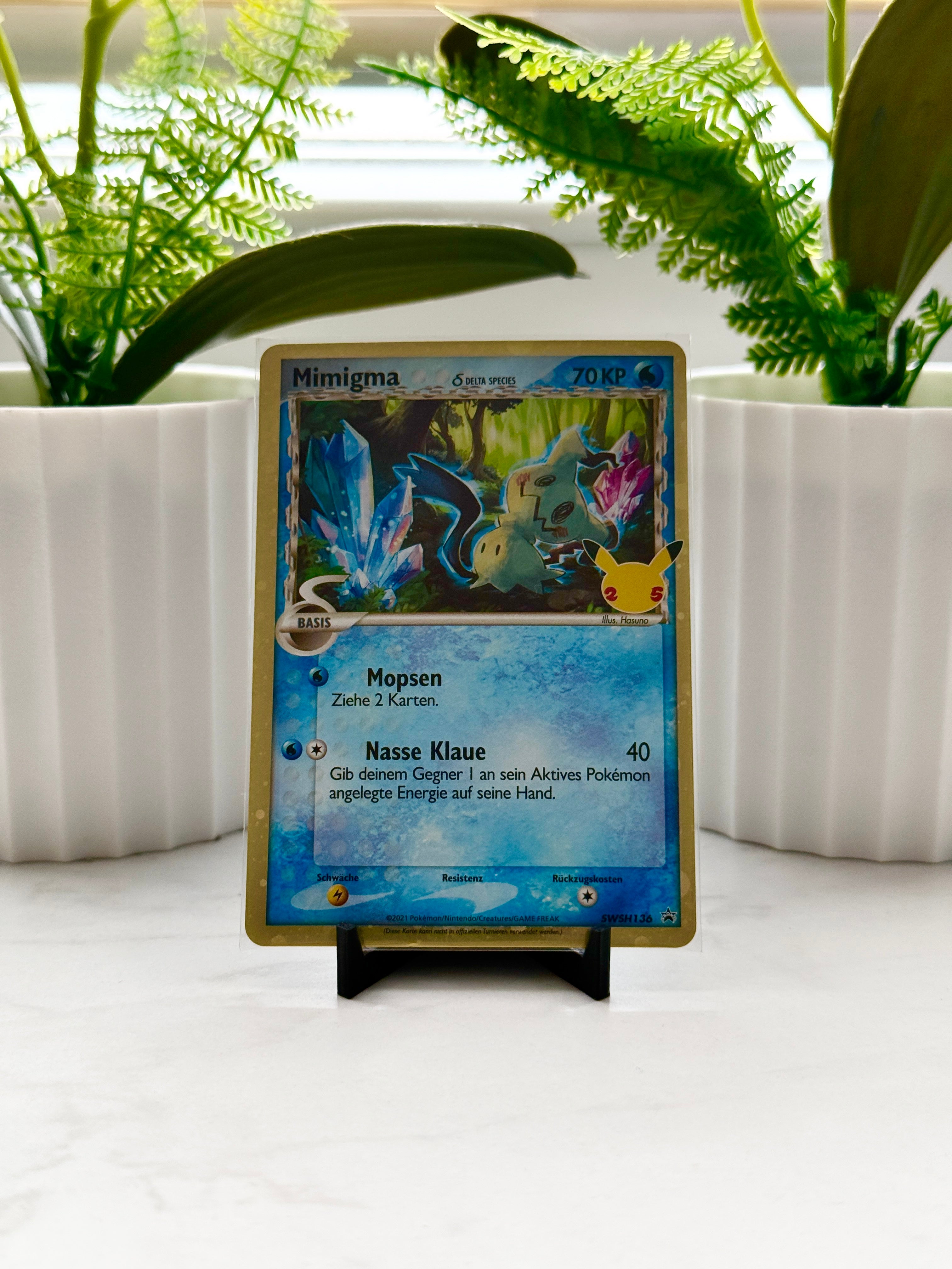 Universeller Kartenaufsteller Gelb/Matt - Für alle gängigen TCGs 6er Set