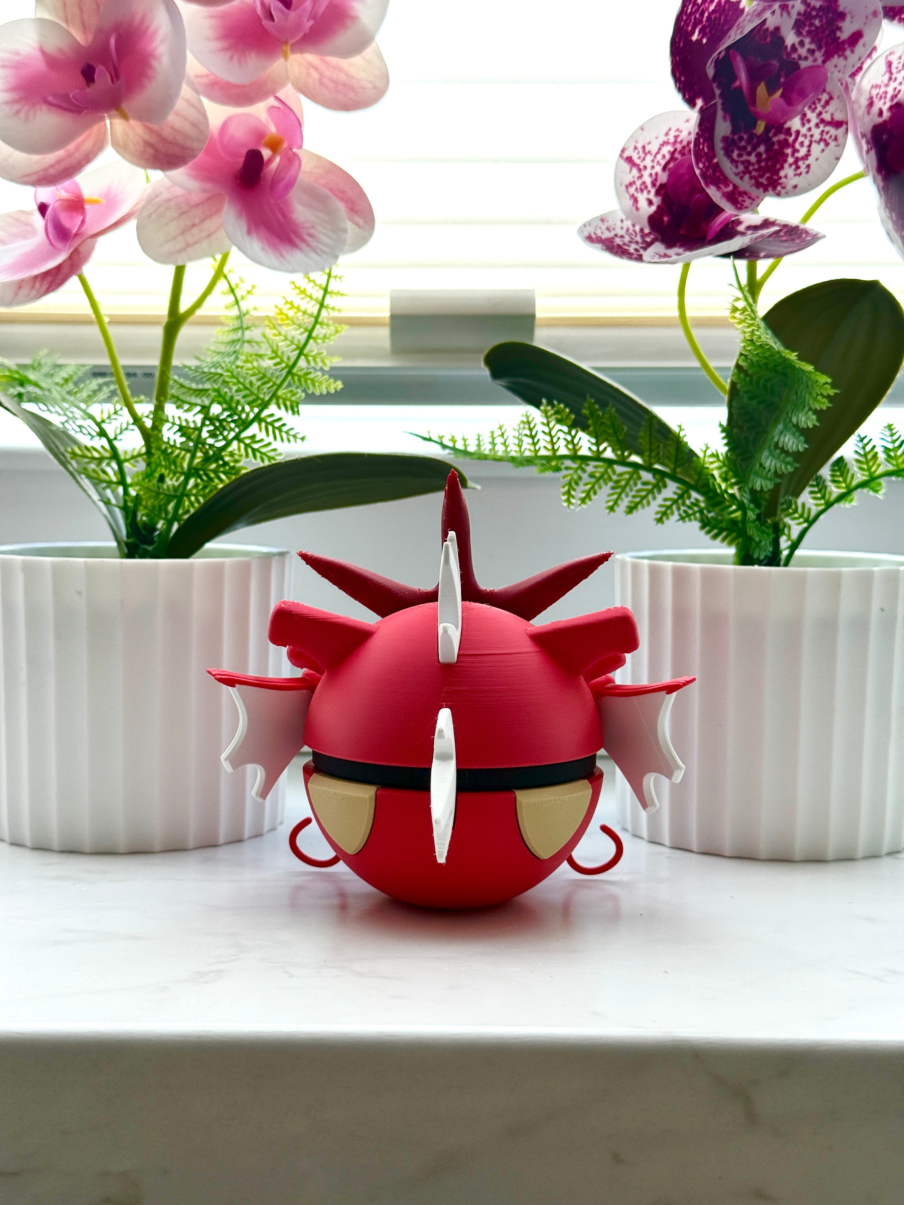 Garados / Shiny Garados Monsterball #130 | 3D-Druck Figur | Dekoratives Sammlerstück | Fan-Made