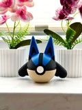 Lucario Monsterball #448 | 3D-Druck Figur |Dekoratives Sammlerstück | Fan-Made
