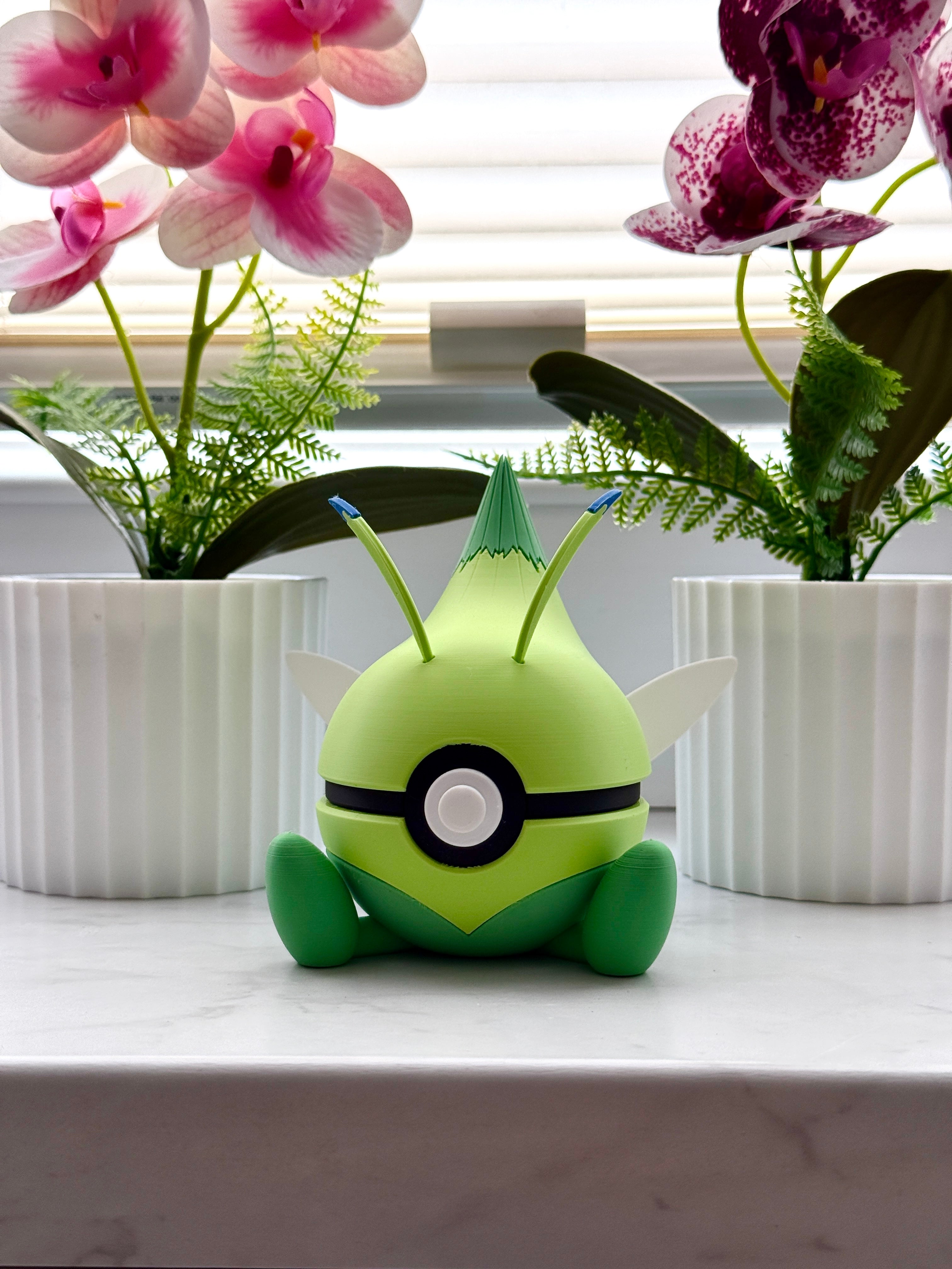 Celebi Monsterball #251 | 3D-Druck Figur |Dekoratives Sammlerstück | Fan-Made