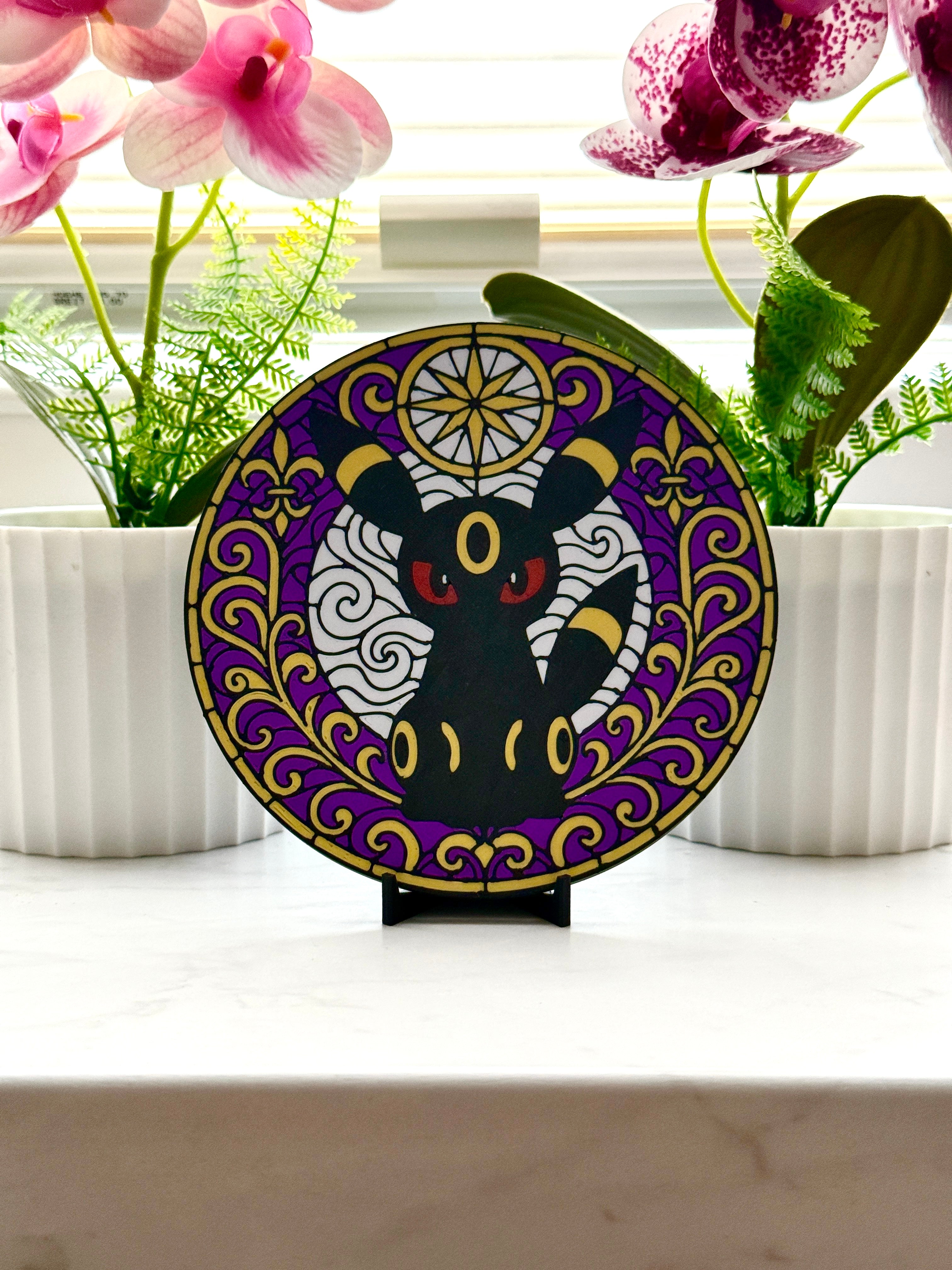 Nachtara #197 – Holo Mosaik-Dekoplatte | 3D-Druck | Dekoratives Sammlerstück | Fan-Made