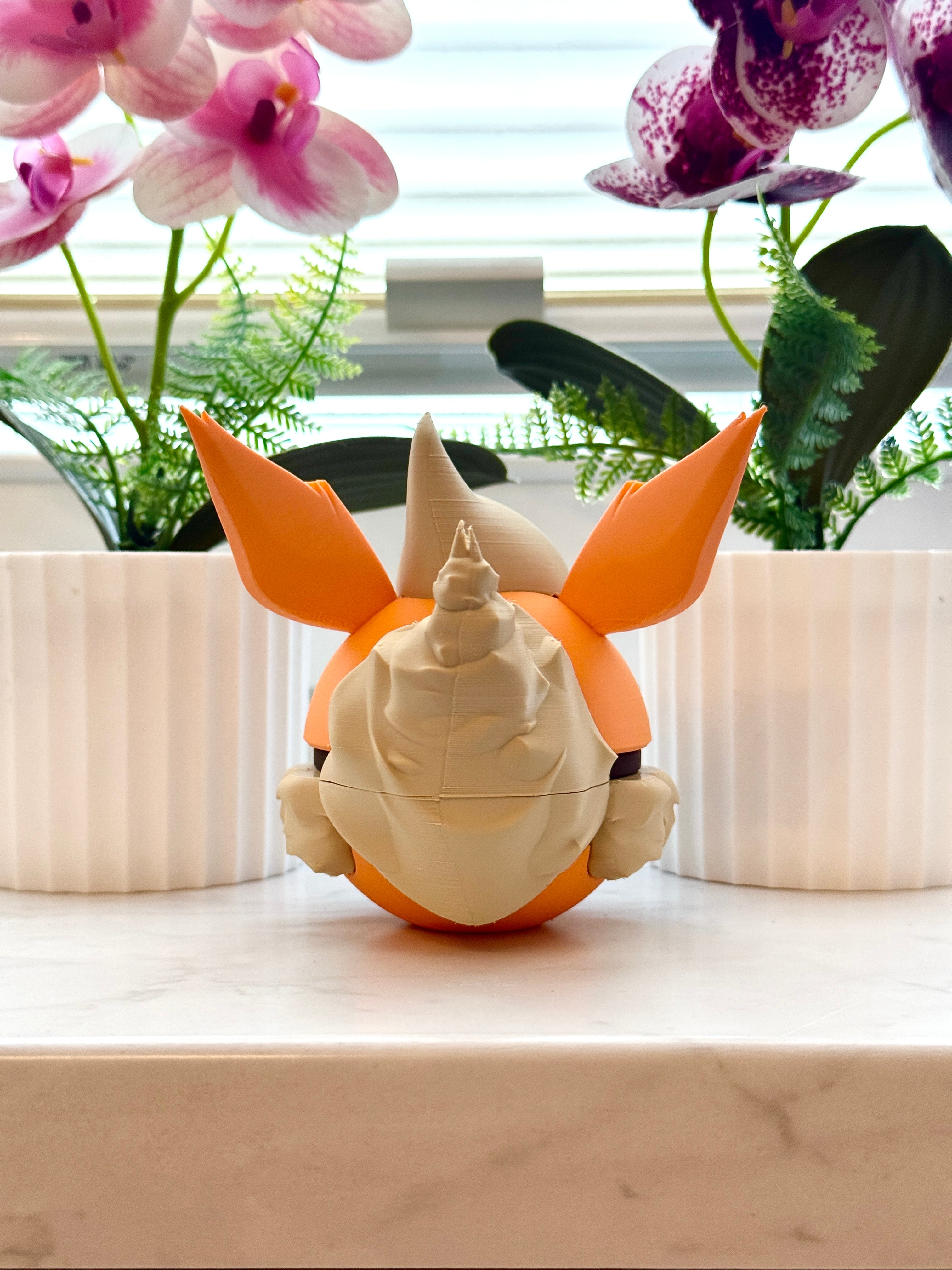 Flamara Monsterball #136 | 3D-Druck Figur |
Dekoratives Sammlerstück | Fan-Made