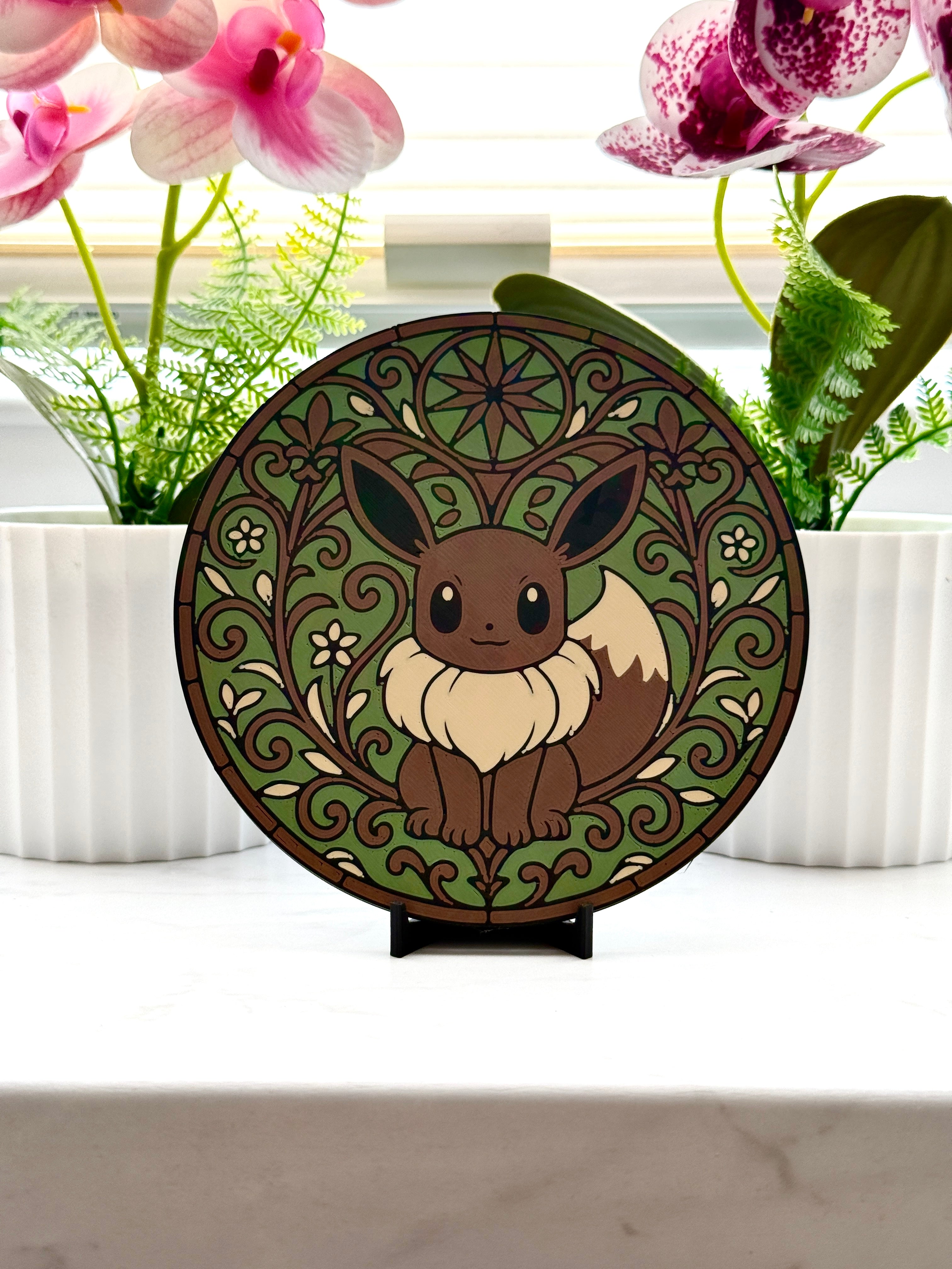 Evoli #133 – Holo Mosaik-Dekoplatte
